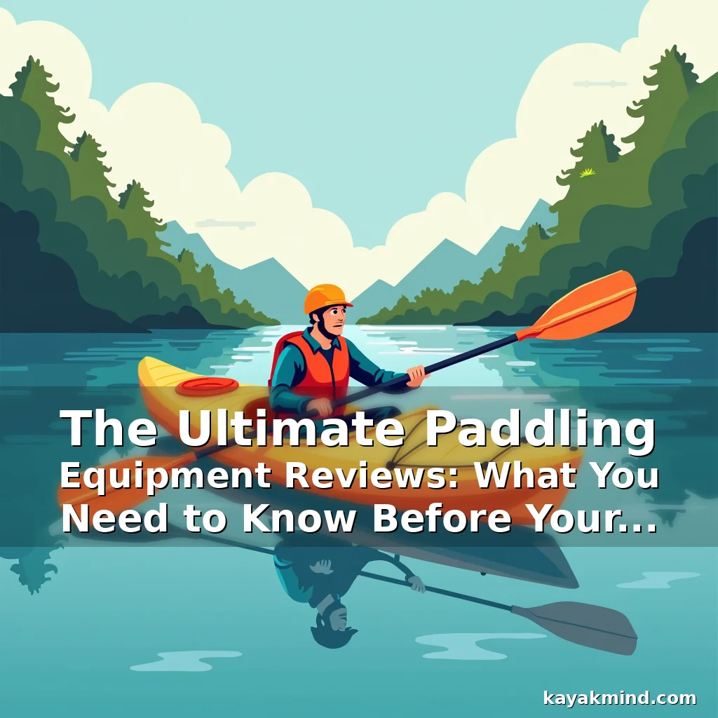 Read more about the article The Ultimate Paddling Equipment Reviews: What You Need to Know Before Your Next Adventure