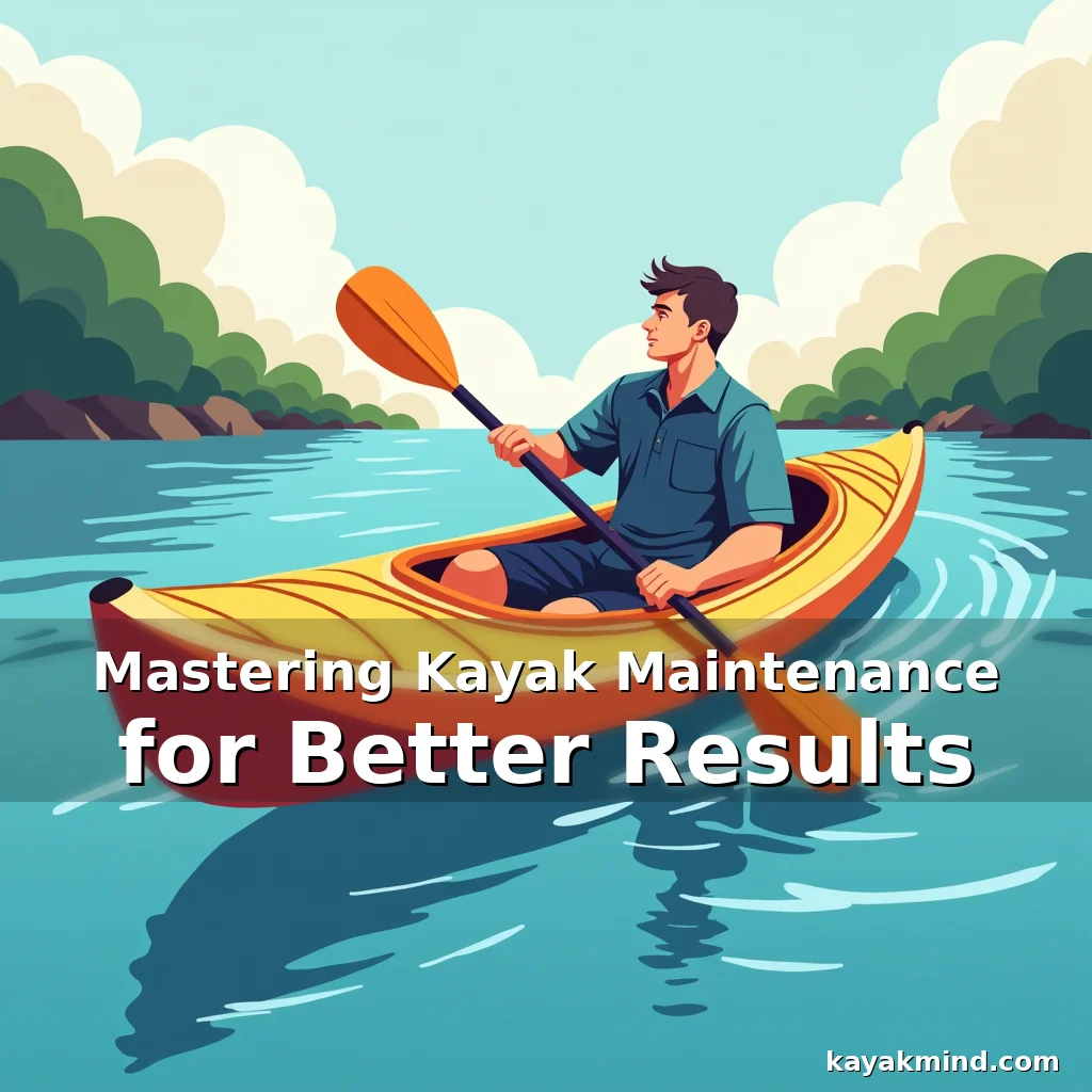 Read more about the article Mastering Kayak Maintenance for Better Results