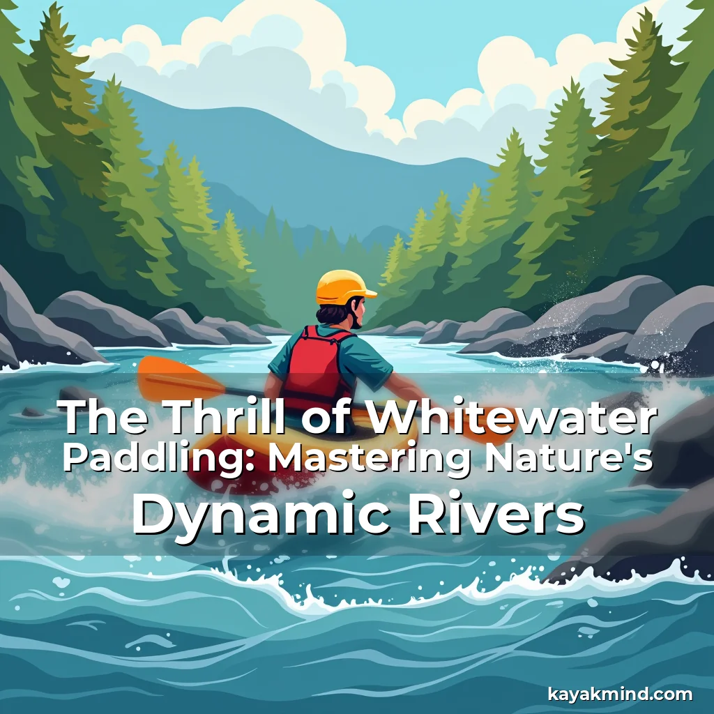 Read more about the article The Thrill of Whitewater Paddling: Mastering Nature’s Dynamic Rivers
